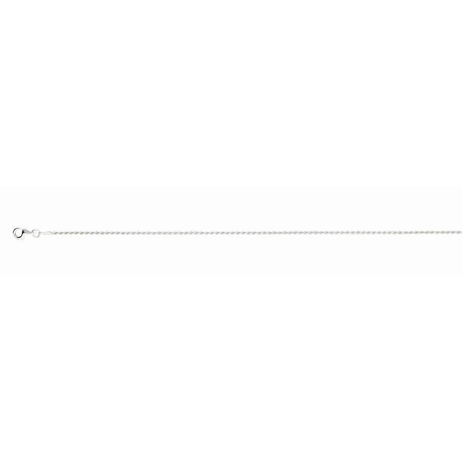 Silver Diamond Cut Rope Bracelets