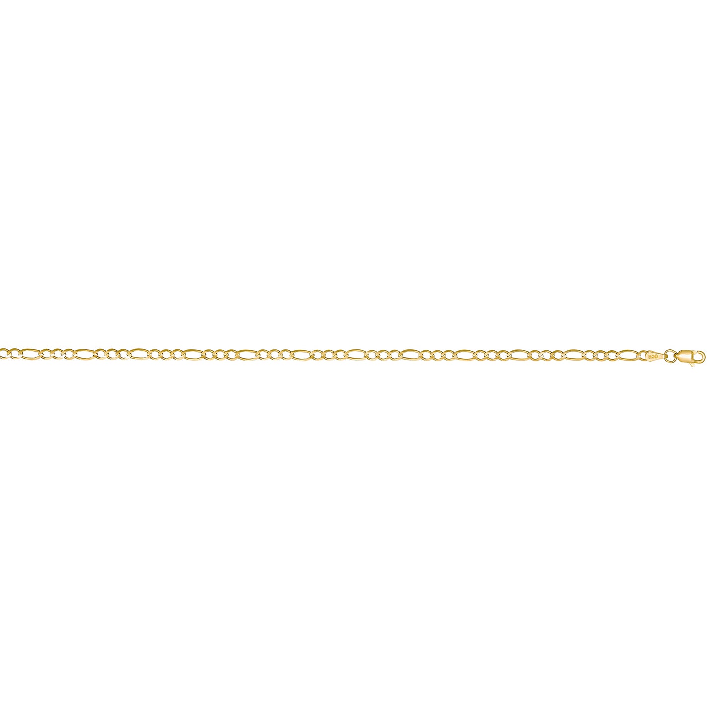 10K Gold Figaro Chain