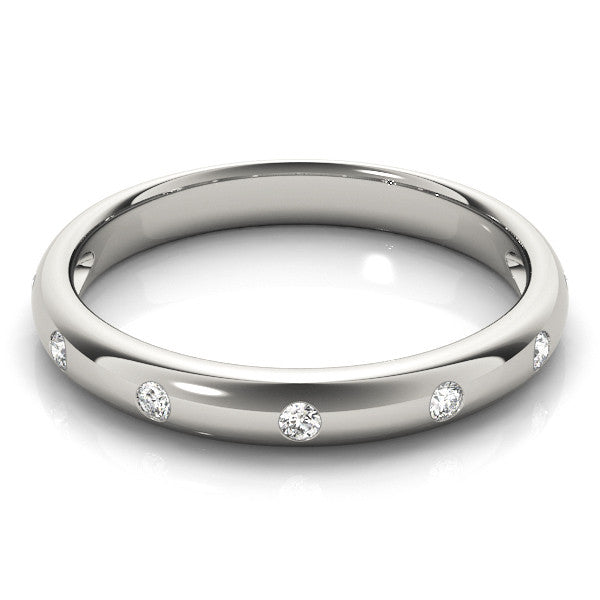 10K Gold Diamond Fashion Stackable Ring
