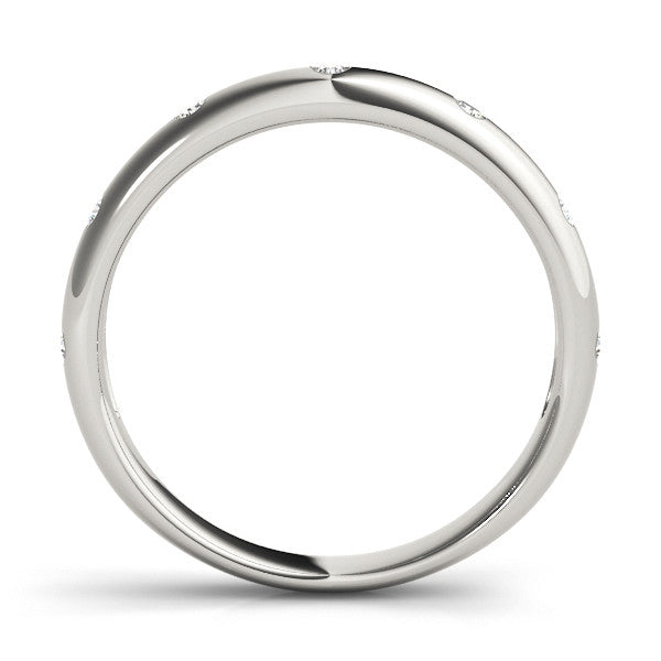 10K Gold Diamond Fashion Stackable Ring