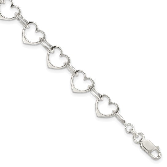 Silver Heart Bracelet