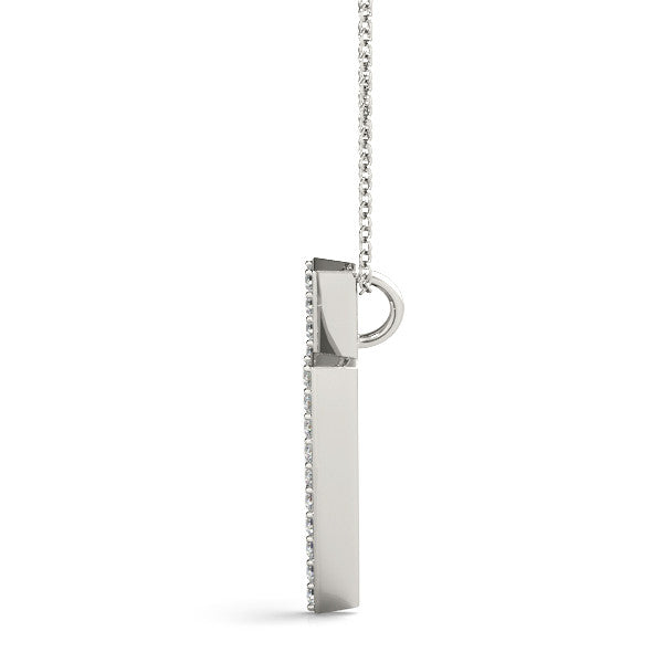 Diamond Initial H Pendant
