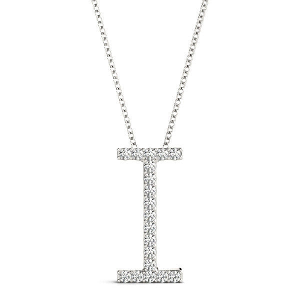 Diamond Initial I Pendant