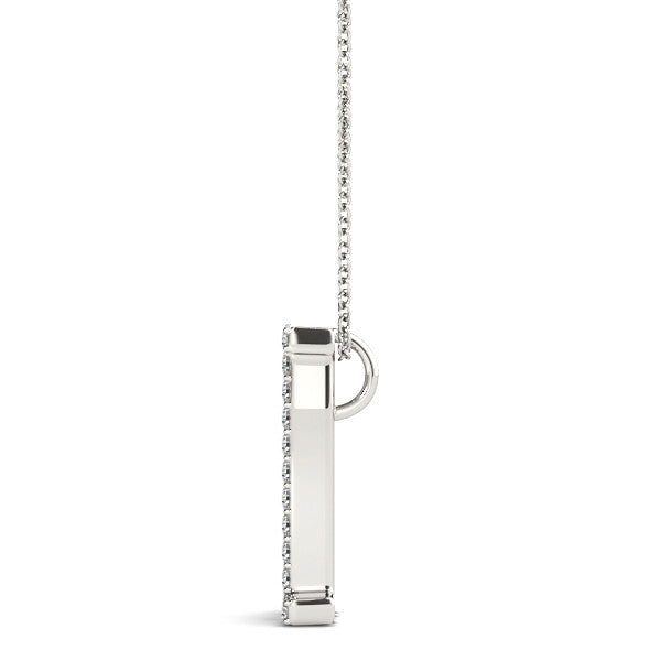 Diamond Initial I Pendant
