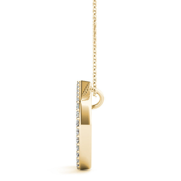 Diamond Initial D Pendant