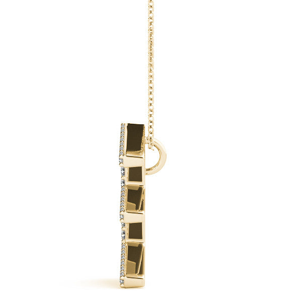 Diamond Initial E Pendant
