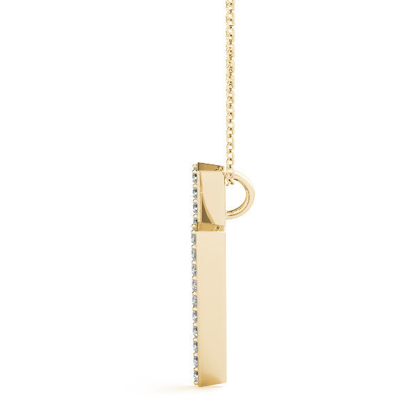 Diamond Initial H Pendant