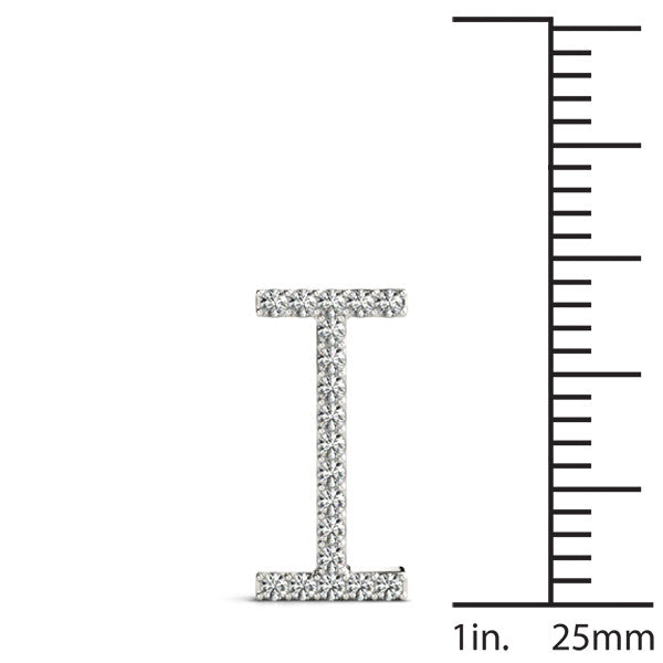 Diamond Initial I Pendant