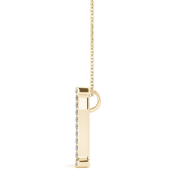 Diamond Initial I Pendant