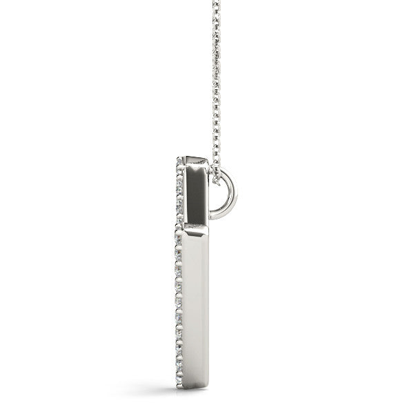 Diamond Initial N Pendant
