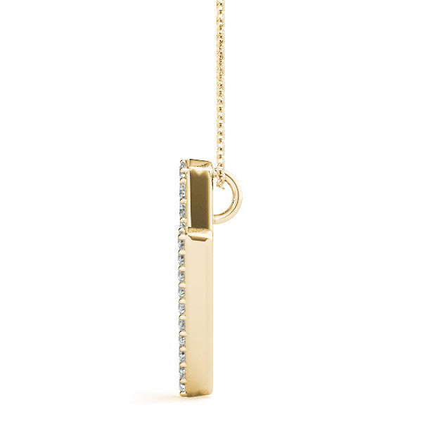 Diamond Initial N Pendant