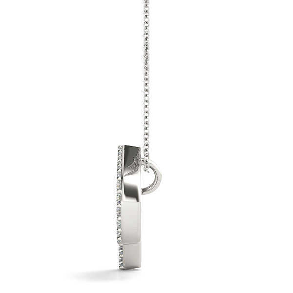 Diamond Initial P Pendant