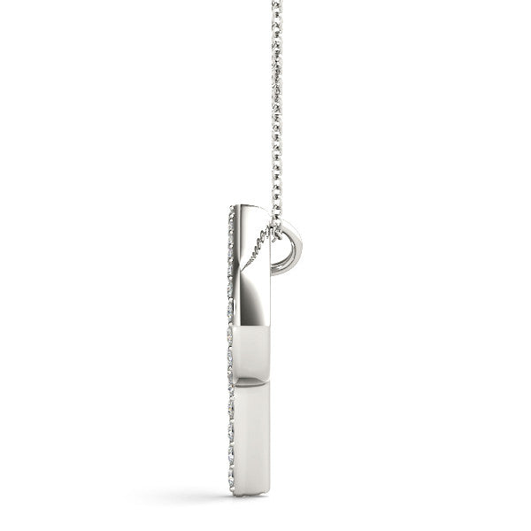 Diamond Initial R Pendant