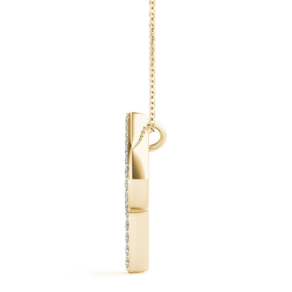 Diamond Initial R Pendant