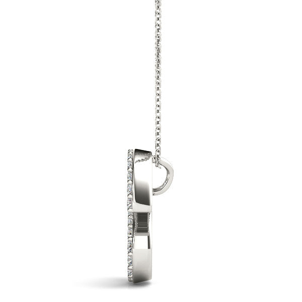 Diamond Initial S Pendant