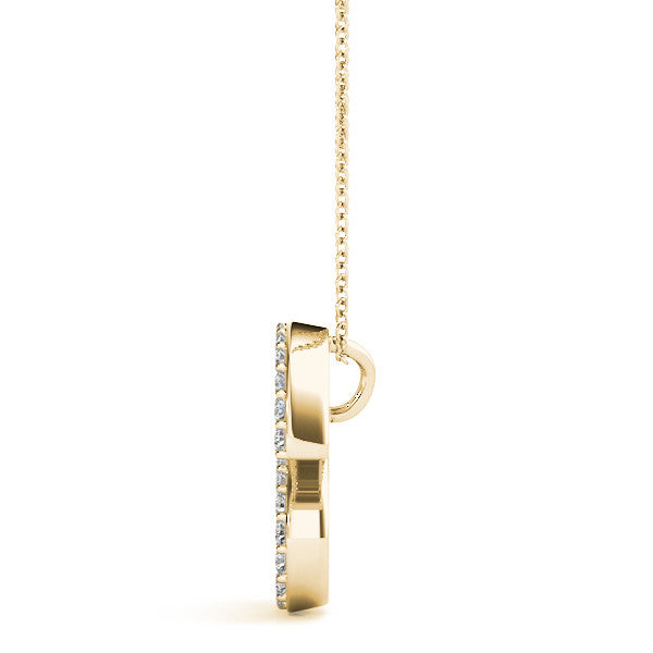 Diamond Initial S Pendant