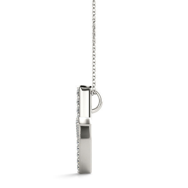 Diamond Initial Y Pendant
