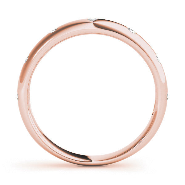 14K Gold Diamond Fashion Stackable Ring