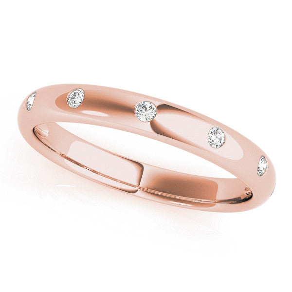 14K Gold Diamond Fashion Stackable Ring