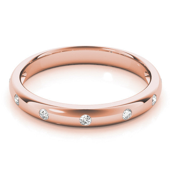 14K Gold Diamond Fashion Stackable Ring