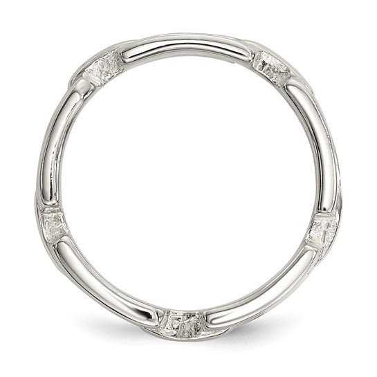 Silver Link Ring