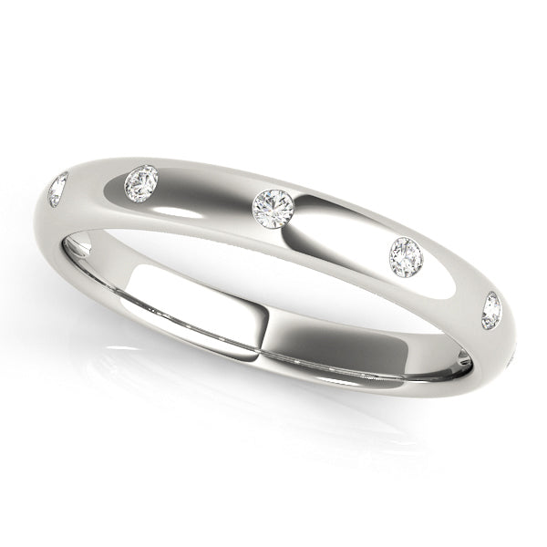 10K Gold Diamond Fashion Stackable Ring