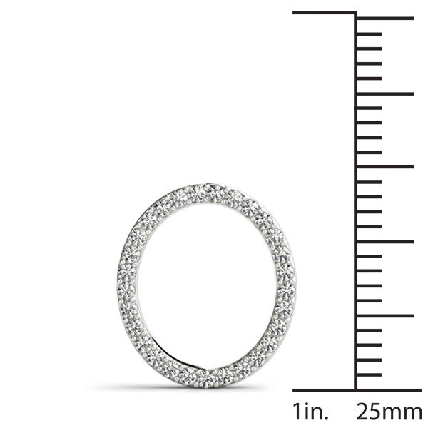 Diamond Initial O Pendant
