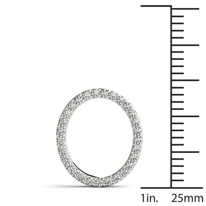 Diamond Initial O Pendant