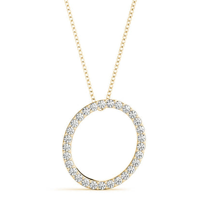 Diamond Initial O Pendant